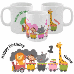 PERSONALISED MUG - HAPPY BIRTHDAY GIFT CUP CUSTOM FAMILY KIDS CHILDREN DAD MUM