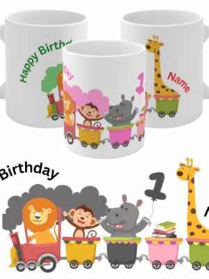 PERSONALISED MUG - HAPPY BIRTHDAY GIFT CUP CUSTOM FAMILY KIDS CHILDREN DAD MUM