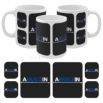 PERSONALISED MUG UP TO 8 PICTURES & TEXT PHOTO MUM DAD SON DAUGHTER CUP BUSINESS