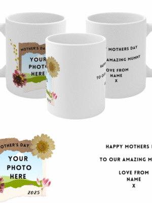 MOTHER'S DAY PERSONALISED PHOTO MUG CUSTOM NAME & TEXT GIFT FOR MUM, NAN, GRAN