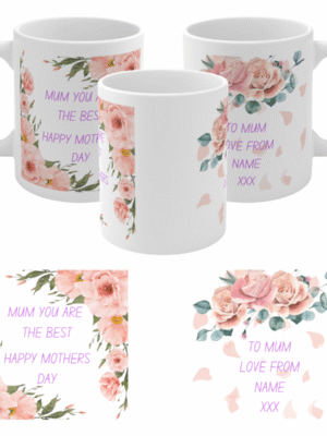PERSONALISED MOTHER'S DAY MUG PHOTO CUSTOM NAME & TEXT GIFT FOR MUM, NAN, GRAN