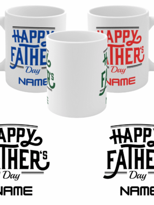 Personalised Father’s Day Mug Gift – Best Dad Ever – Custom Text – Keepsake