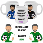 Football Manager Mug – Funny Birthday Gift for Him, Dad, Coach, Football Fan