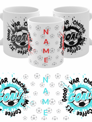 VAR Checked My Coffee It’s Good Mug – Funny Football Fan Gift Coffee Cup