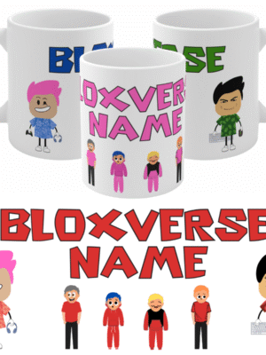 Personalised Roblox Inspired UNOFFICIAL Mug - Name | Gamer Gift | Birthday Son Daughter Cup Kids