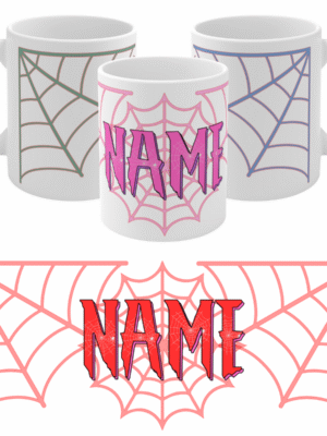 Personalised Spiderman Inspired UNOFFICIAL Mug - Name | Gamer Gift | Birthday Son Daughter Cup Kids