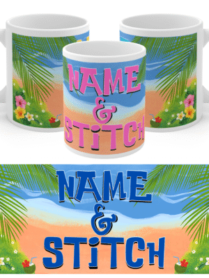 Personalised Stitch Mug - Name | Gift | Birthday Stitch & Co Kids Son Daughter