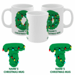 CHRISTMAS - A - Z - INITIAL - TREE LIGHTS | Personalised Mug | Gift | His | Hers | Birthday