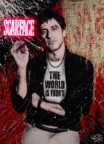 Original 'The World Is Yours' Painting by Mr Sly - Scarface